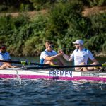 Lokomotive-Bremen-Team freut sich nach Rennen in Krefeld