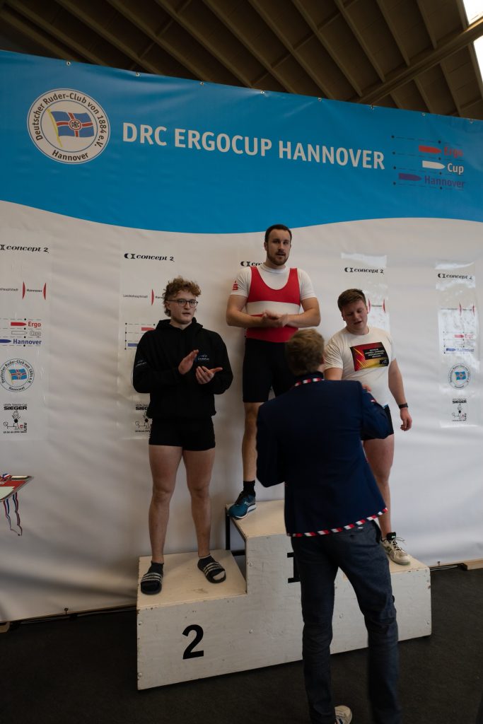 Siegerehrung beim Ergocup Hannover mit Florian und Lorenz